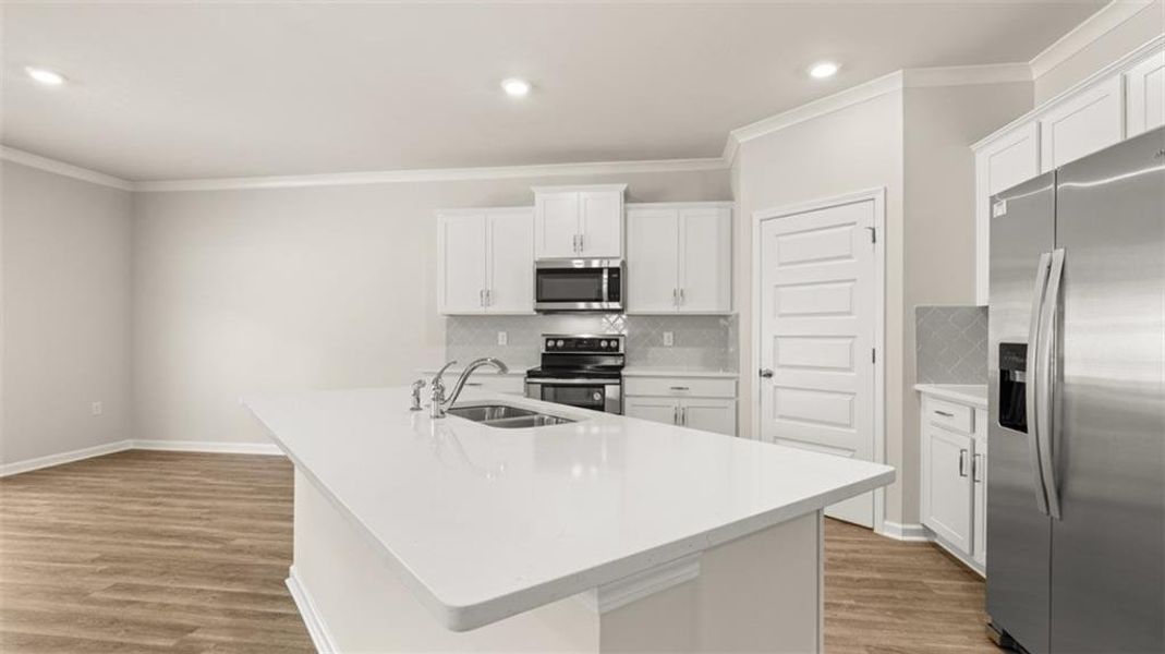Furnished interior view inside a new home in Kingston Ranch at Lake Oconee, Buckhead (Image 7).