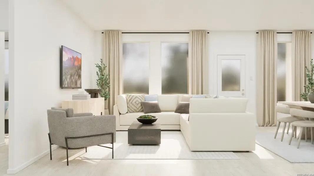 Furnished interior view inside a new home in Stone Garden, Elmendorf (Image 11).