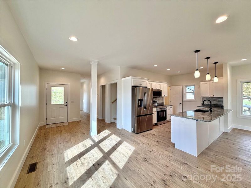 Furnished interior view inside a new home in , Mars Hill (Image 11).