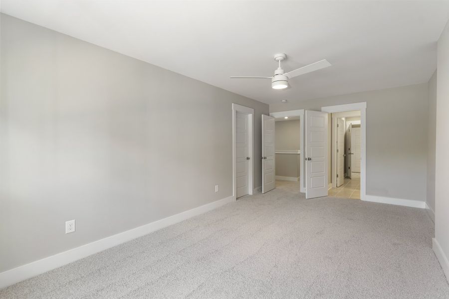 Representative unfurnished interior of a home built from the Crosby by Hunter Quinn Homes in Landing at Clemson Marina, Seneca (Image 20).