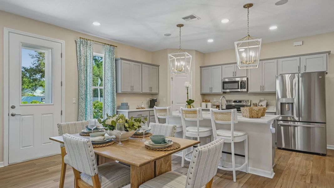 The Kitchen and Dining Room