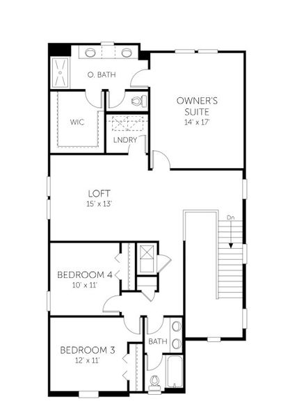 2D floor plan layout for the Vero - Single Family Homes by Dream Finders Homes in Amberly, Green Cove Springs, FL (Image 6). 2D floor plan layout for the Vero - Single Family Homes by Dream Finders Homes in Amberly, Green Cove Springs, FL (Image 6).