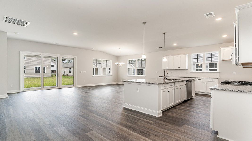 Furnished interior view inside a new home in Brunswick Plantation, Ash (Image 4).