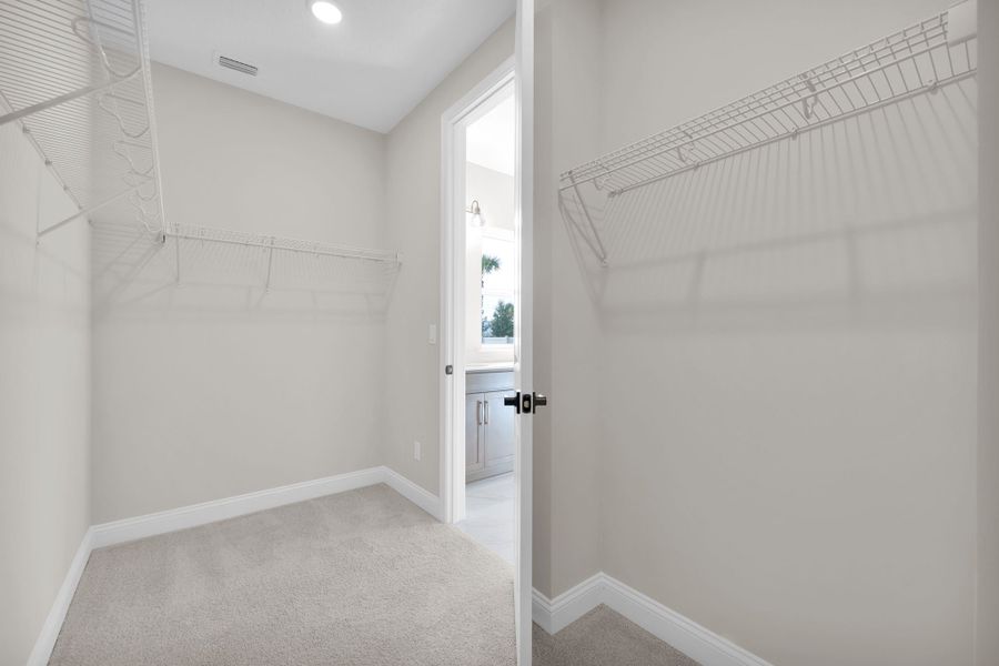 Representative unfurnished interior of a home built from the Palmetto by Riverside Homes in Mariposa at EverRange, Jacksonville (Image 44).