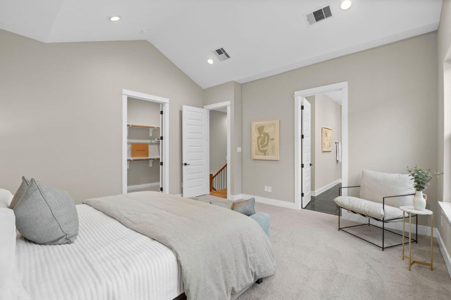 Furnished interior view inside a new home in , Houston (Image 36).