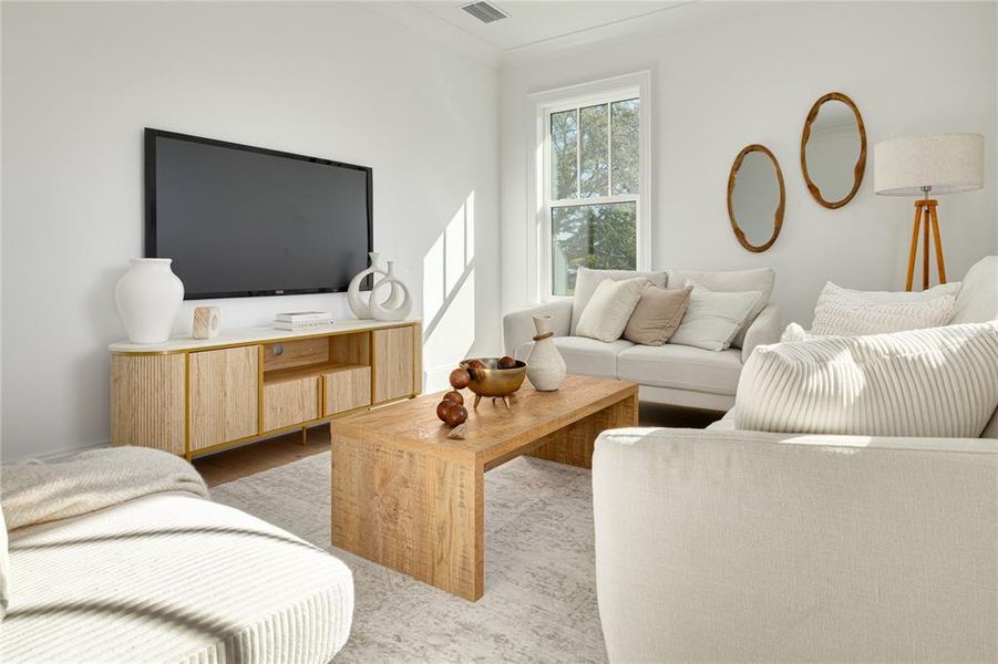 Furnished interior view inside a new home in , St. Petersburg (Image 39).