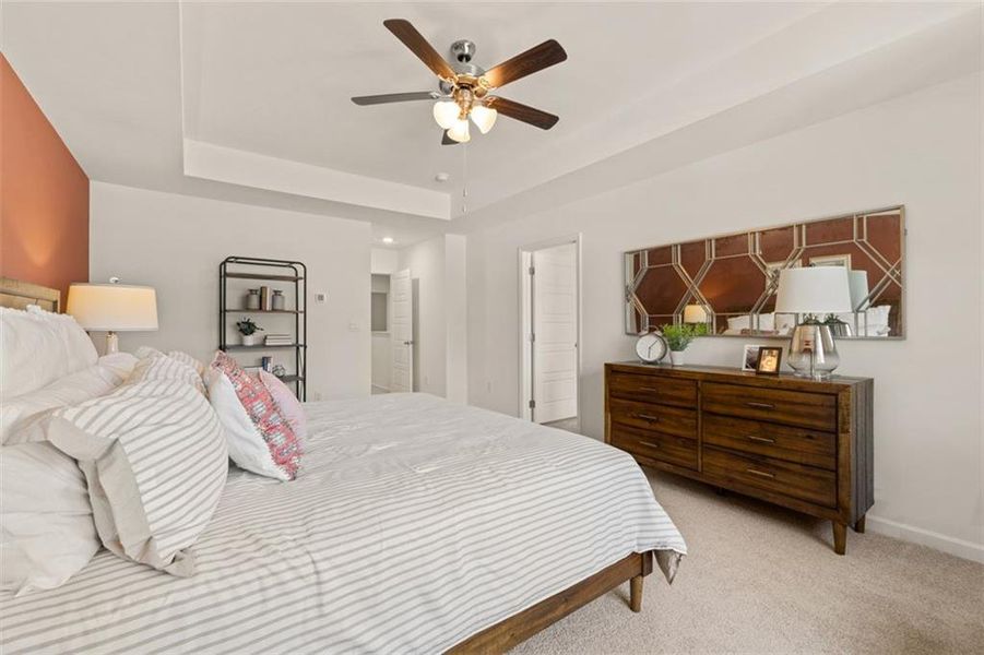 Furnished interior view inside a new home in Inverness at Sugarloaf, Lawrenceville (Image 10). Furnished interior view inside a new home in Inverness at Sugarloaf, Lawrenceville (Image 10).