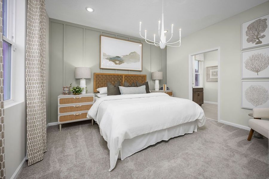 Representative furnished interior of a home built from the Dune by Risewell Homes in Eagletail Landings, Howey-in-the-Hills (Image 11).