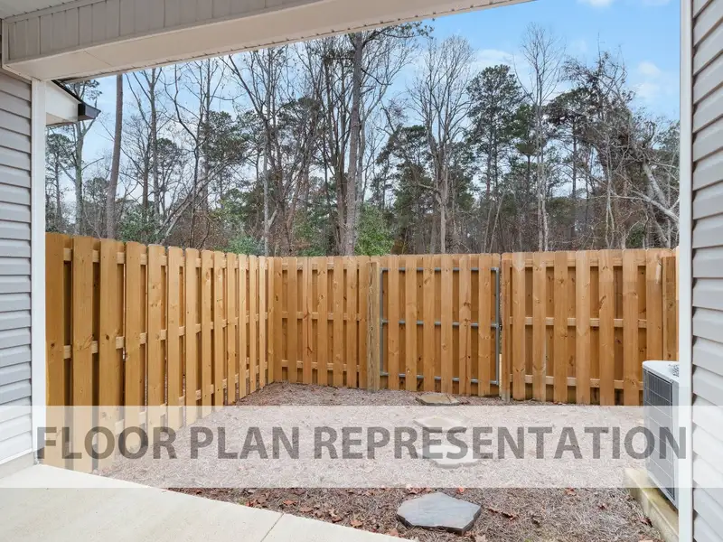 Athens Plan Backyard | Ivey Homes