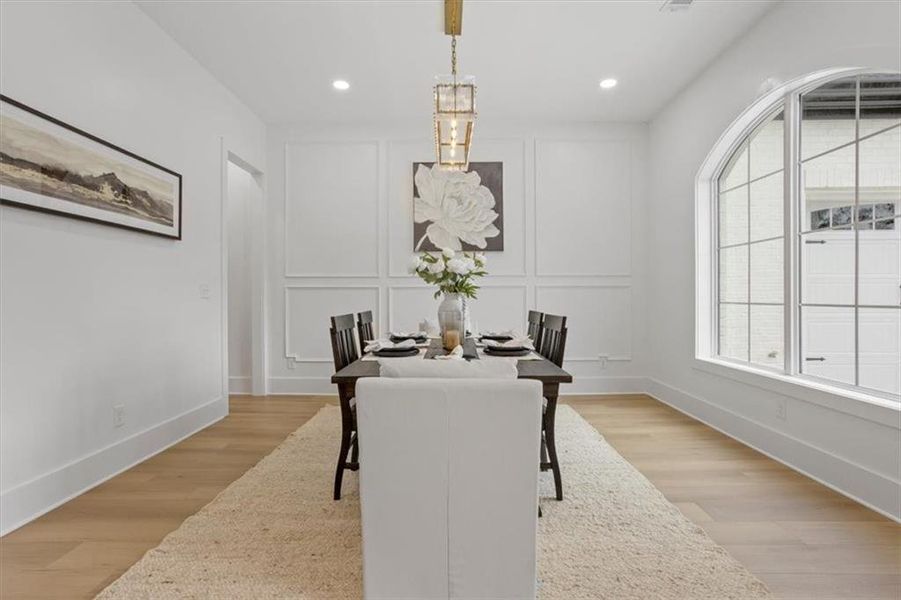 Furnished interior view inside a new home in , Canton (Image 10).