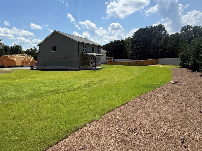 Exterior details and patio area of a home in , Hoschton (Image 4). Exterior details and patio area of a home in , Hoschton (Image 4).