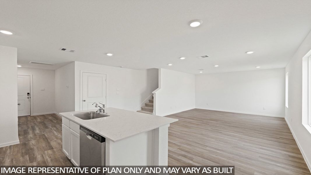 Representative unfurnished interior of a home built from the Davis by D.R. Horton in Mill Creek, Magnolia (Image 7).