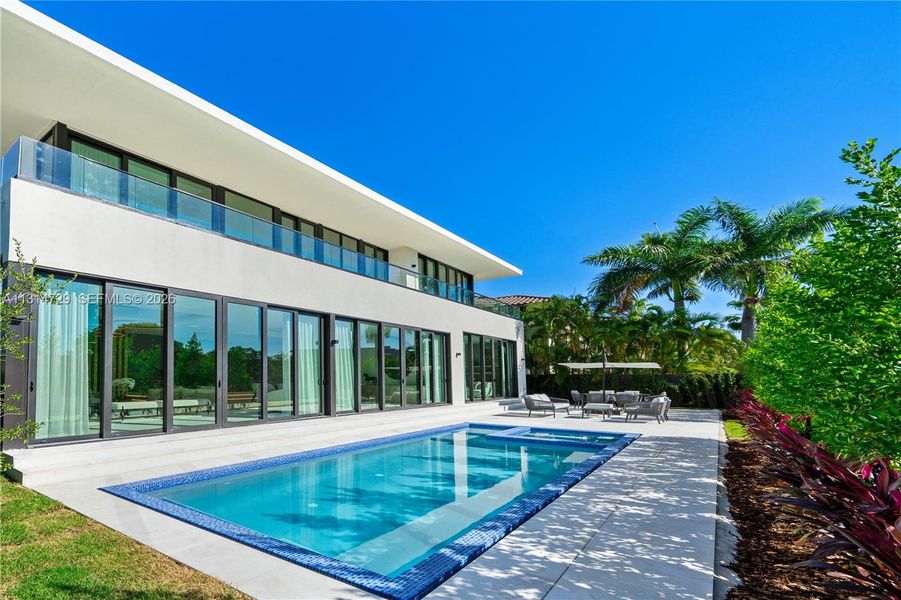 Exterior details and patio area of a home in , North Miami Beach (Image 23).