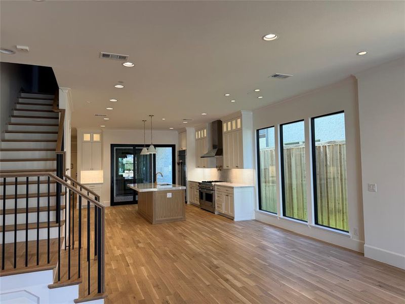 Living Area open to the Dining Area