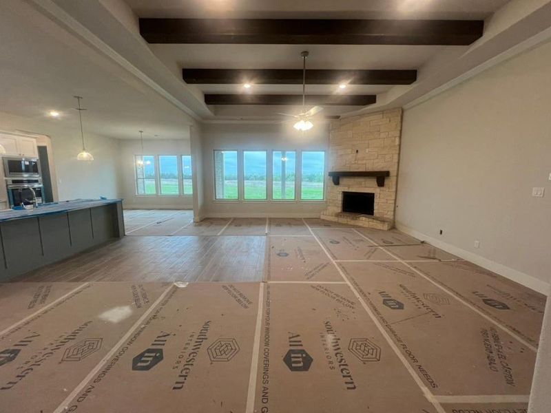In-progress construction of a new home in Fannin Ranch, Leonard, TX (Image 16).