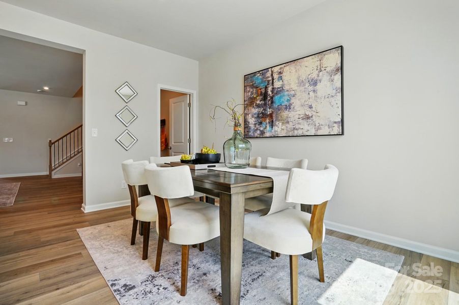 Furnished interior view inside a new home in Arbor Chase, Clover (Image 7).