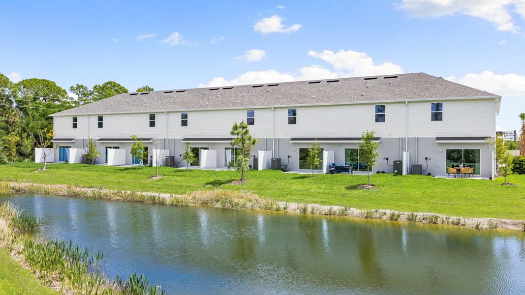 Representative exterior details of a home built from the Jasmine by Taylor Morrison in The Towns at Tiburon, Nokomis (Image 19).