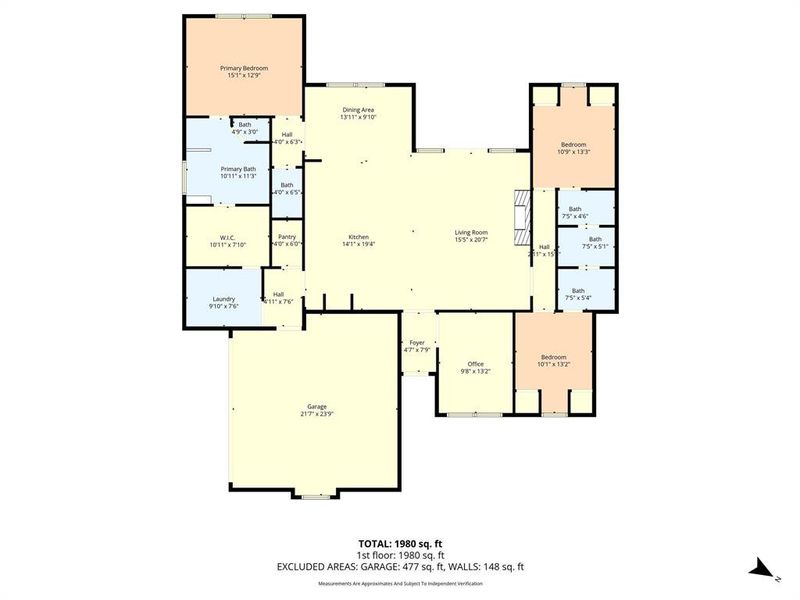 2D floor plan layout of this home in , Hewitt, TX (Image 5). 2D floor plan layout of this home in , Hewitt, TX (Image 5).