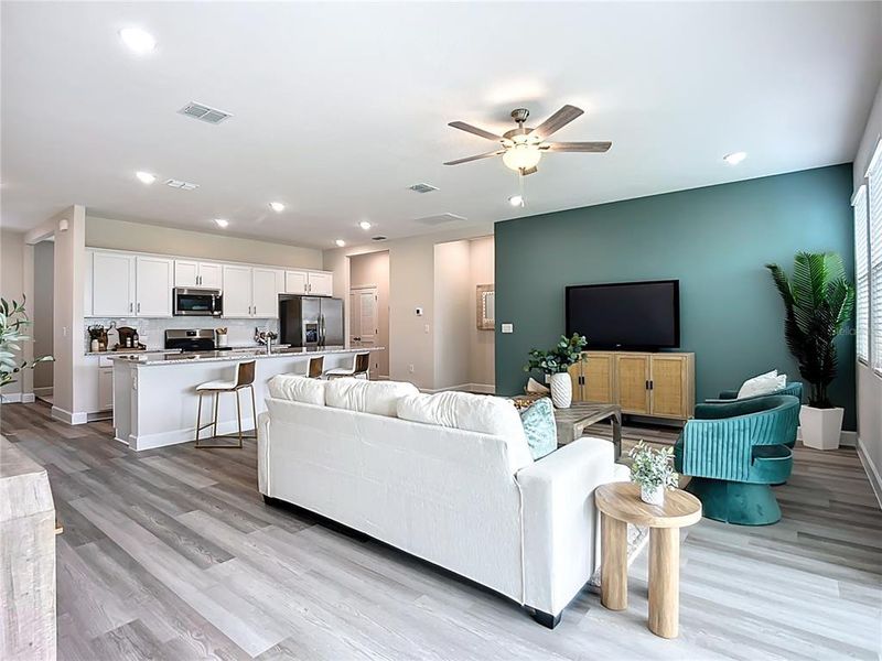 Furnished interior view inside a new home in , North Port (Image 18). Furnished interior view inside a new home in , North Port (Image 18).