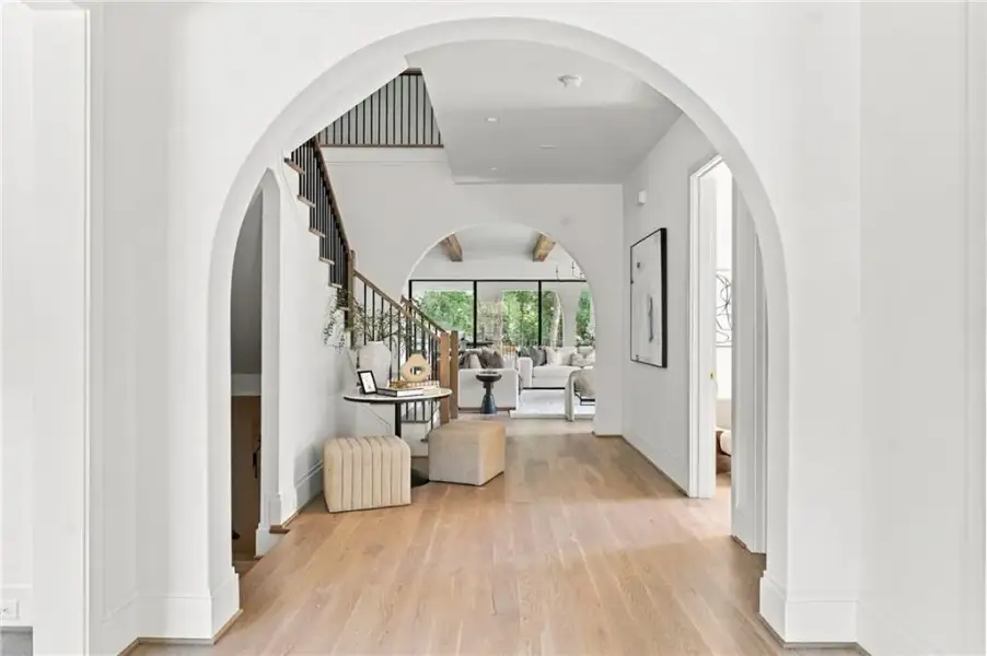 Furnished interior view inside a new home in , Atlanta (Image 5).