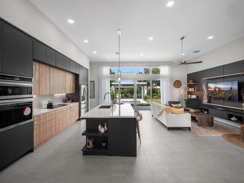 Furnished interior view inside a new home in , Port St. Lucie (Image 5).