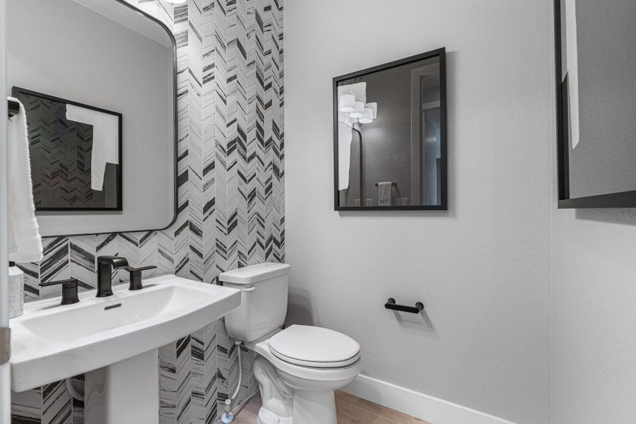 Furnished interior view inside a new home in Trailstone, Arvada (Image 11).