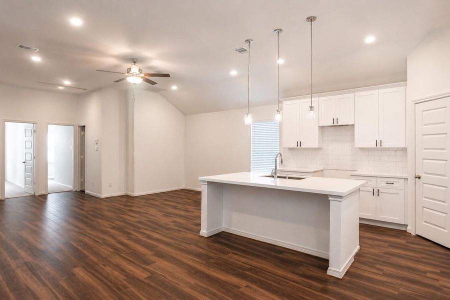 Furnished interior view inside a new home in Eagle Landing, Houston (Image 5).