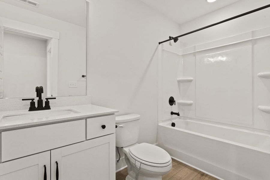 Furnished interior view inside a new home in Founders Club, Moore (Image 12).