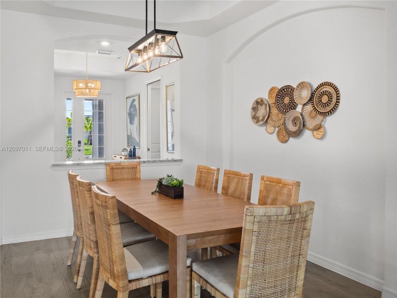 Furnished interior view inside a new home in , Punta Gorda (Image 34).