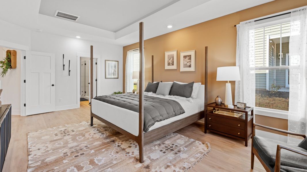 Furnished interior view inside a new home in Mulberry Estates, Simpsonville (Image 16).