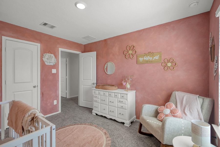 Furnished interior view inside a new home in Summerwood Trails, Willis (Image 29). Furnished interior view inside a new home in Summerwood Trails, Willis (Image 29).