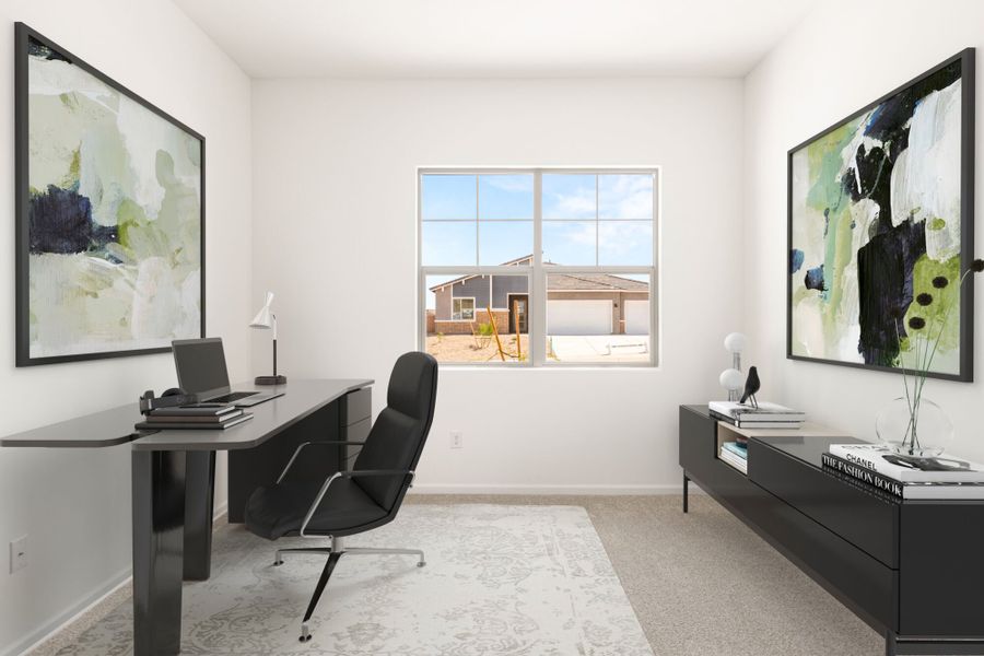 Office - Virtually Staged