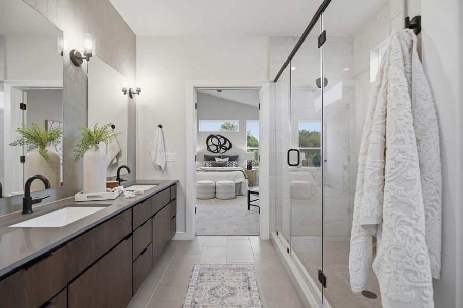 Furnished interior view inside a new home in , Austin (Image 34).