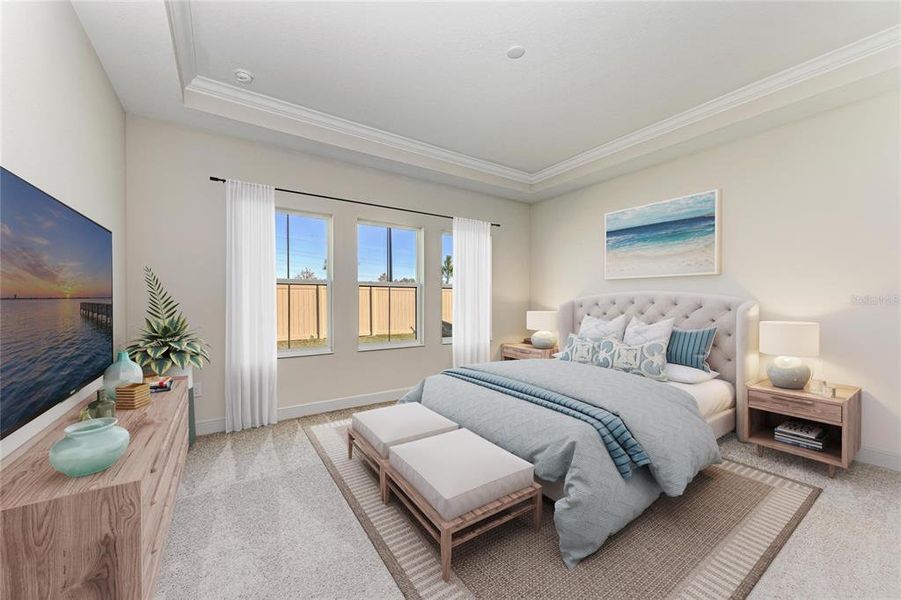 Furnished interior view inside a new home in Oakfield, Parrish (Image 6).