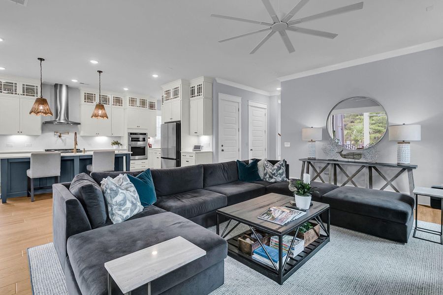 Furnished interior view inside a new home in , Charleston (Image 11).