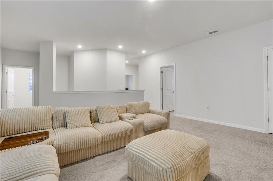 Furnished interior view inside a new home in Graystone Village, Grayson (Image 12). Furnished interior view inside a new home in Graystone Village, Grayson (Image 12).