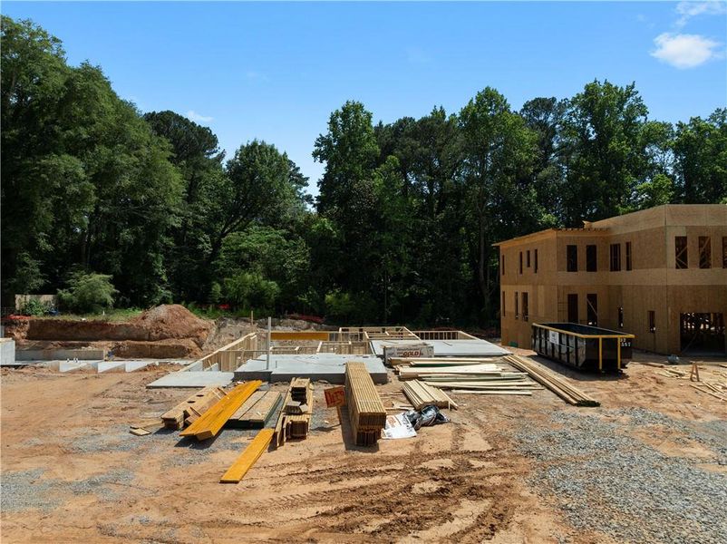 In-progress construction of a new home in , Atlanta, GA (Image 16).