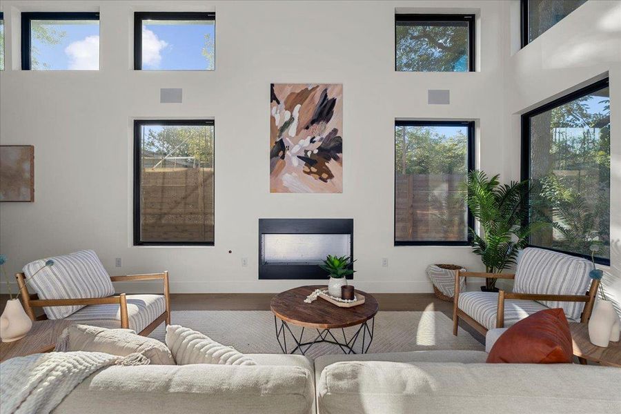 Furnished interior view inside a new home in , Austin (Image 6). Furnished interior view inside a new home in , Austin (Image 6).