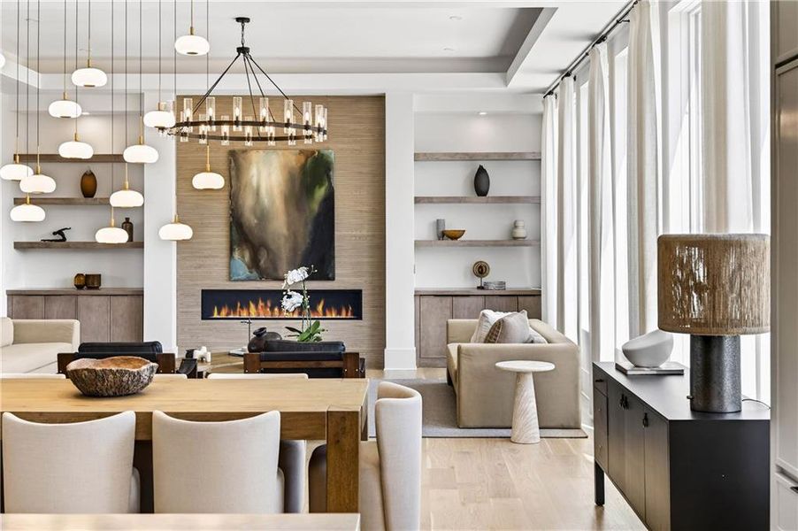 Furnished interior view inside a new home in , Marietta (Image 13).