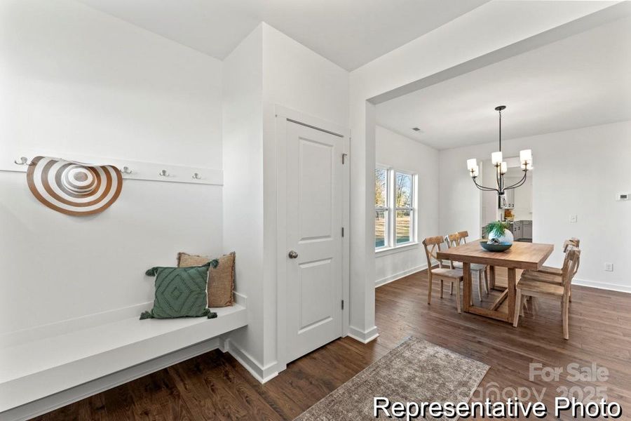 Furnished interior view inside a new home in Autumn Ridge, High Shoals (Image 2). Furnished interior view inside a new home in Autumn Ridge, High Shoals (Image 2).