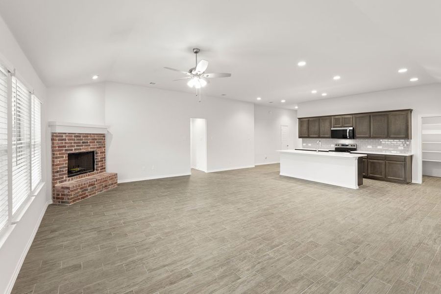 Representative exterior photo of a completed home built from the Lincoln by Impression Homes in DeBerry Reserve, Royse City, TX (Image 5).