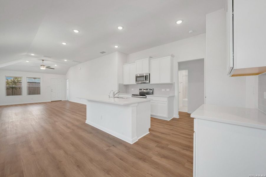 Furnished interior view inside a new home in Park Place, New Braunfels (Image 6).