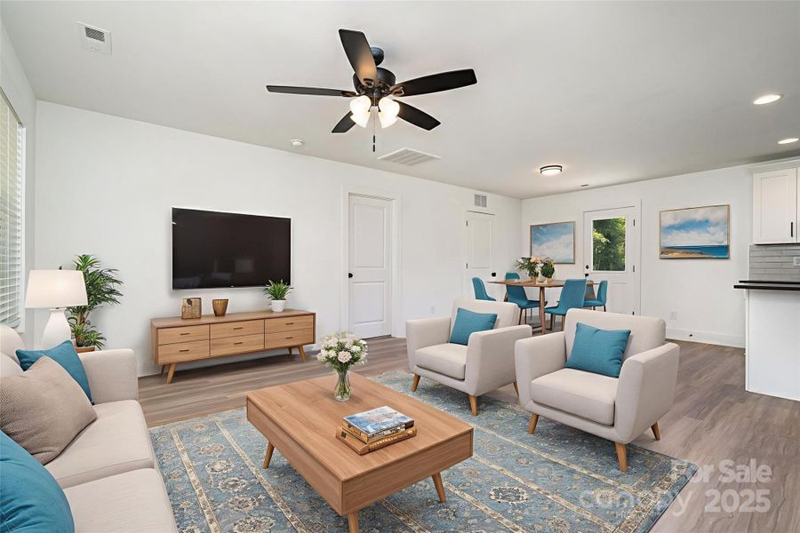Furnished interior view inside a new home in , Cherryville (Image 7).