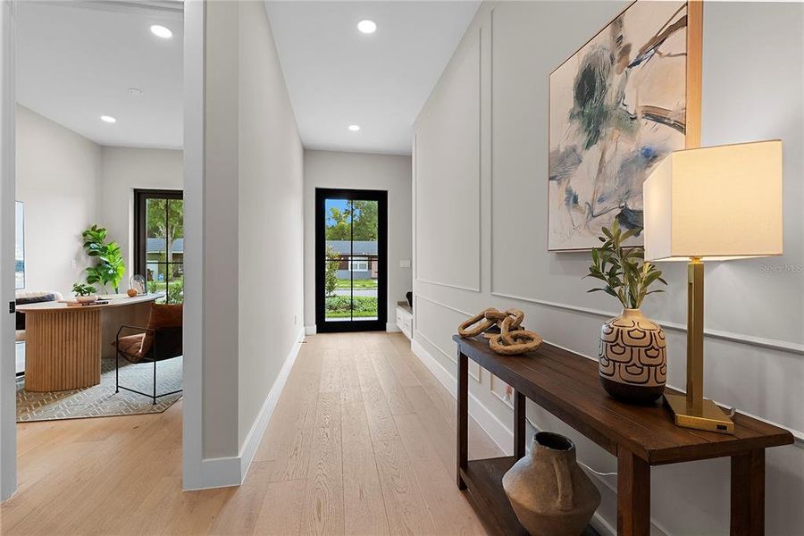 Furnished interior view inside a new home in , Orlando (Image 11).