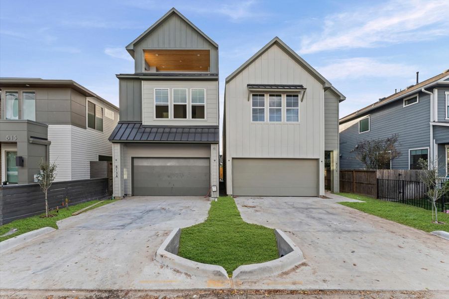 Modern living on a quiet street in the Heights.