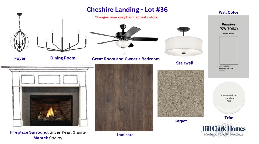 Sample of building materials used in homes in Cheshire Landing, Grimesland (Image 3). Sample of building materials used in homes in Cheshire Landing, Grimesland (Image 3).