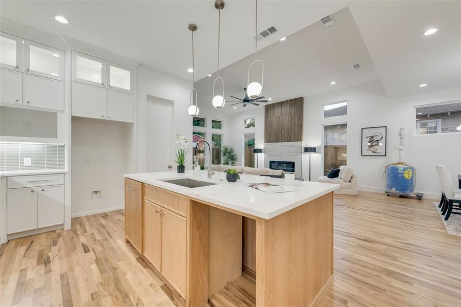 Furnished interior view inside a new home in , Dallas (Image 6).