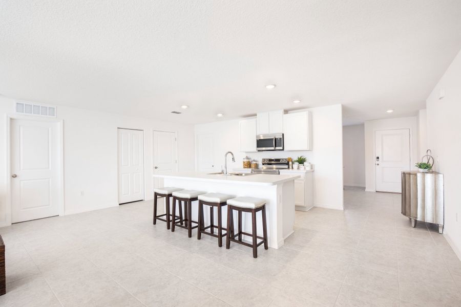 Representative furnished interior of a home built from the Iris by Maronda Homes in Palm Bay, Palm Bay (Image 7).