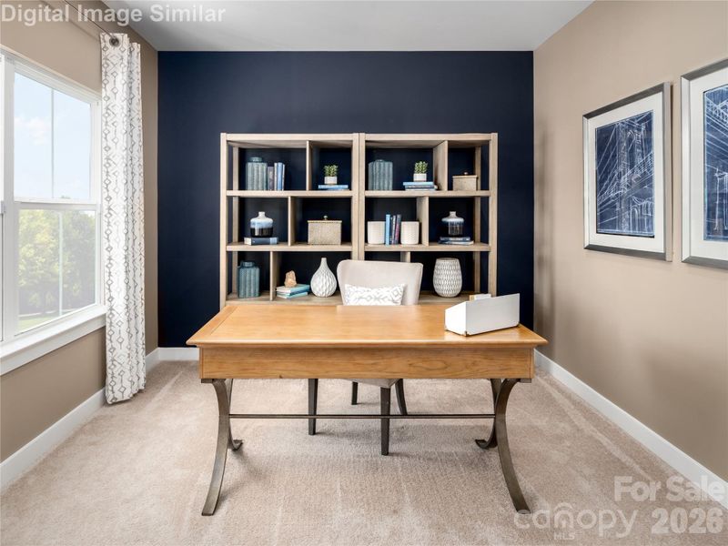 Flex space, anyone? Whether it’s a home office, reading nook, or creative corner — make it your own.