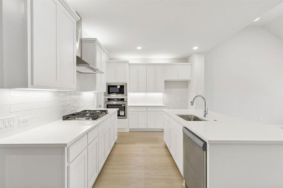 Kitchen in the Masters home plan by Trophy Signature Homes – REPRESENTATIVE PHOTO Kitchen in the Masters home plan by Trophy Signature Homes – REPRESENTATIVE PHOTO